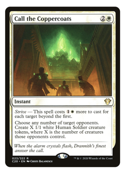 MTG - 1 x Call the Coppercoats - Rare Instant - Commander 2020 (C20) - M/NM - Image 1