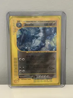 Steelix Holo Rare H23/H32 Aquapolis Pokemon Card 2002 WOTC E-Reader - Image 1