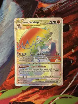 Hisuian Decidueye VSTAR 195/189 - Pokemon TCG Astral Radiance Rainbow NM - Image 1