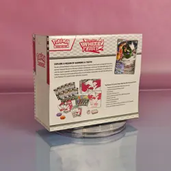 POKEMON 2025 WHITE FLARE ELITE TRAINER BOX SCARLET & VIOLET ENGLISH OVP SEALED - Image 3