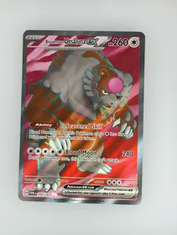 2024 Pokemon Twilight Masquerade Bloodmoon Ursaluna ex 202/167 NM - Image 1