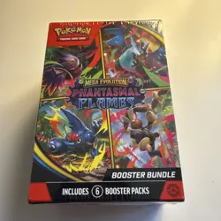 1x Pokemon TCG: Mega Evolution-Phantasmal Flames Booster Bundle 6 Booster Packs - Image 5