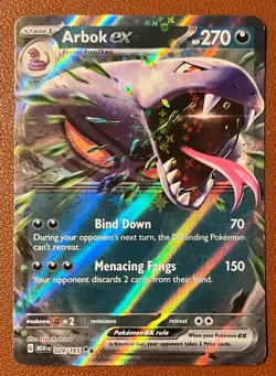 Arbok ex 24/165 Double Rare Holo: SV 151 Pokemon TCG Lightly Played - Image 1