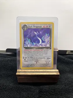 Pokemon Dark Dragonair TCG Unlimited Uncommon Card 33/82 Vintage 1999 WOTC - Image 1