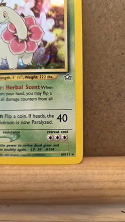 Meganium Neo Genesis 10/111 Rare Holo LP - ungraded Pokemon Card - Image 5