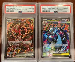 2025 POKEMON MEP EN-ME BLACK STAR PROMO #023 MEGA CHARIZARD X ex UPC PSA 10 - Image 1