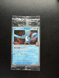 Sealed! Team Rocket's Articuno 051/182 Pokemon Destined Rivals Stamped Promo NM - Image 1