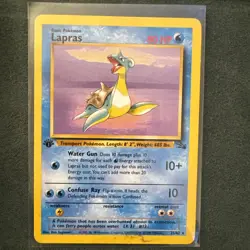 Pokemon - Lapras 25/62 1st Edition - Fossil - Image 1