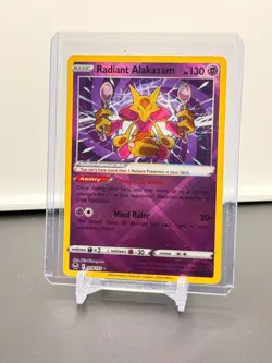 Radiant Alakazam #59 Holo Rare 059/195 Silver Tempest Pokemon TCG NM+ - Image 1