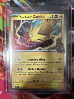 Team Rocket's Zapdos (Destined Rivals) [Gamestop Promo] - Image 1