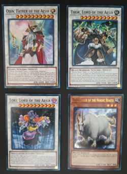 Yugioh Nordic Aesir 51 Card Set Magic Trap Monster Relic Beast Loki Odin Thor - Image 1