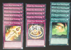 Yugioh Nordic Aesir 51 Card Set Magic Trap Monster Relic Beast Loki Odin Thor - Image 3