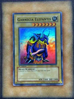 Yugioh Garnecia Elefantis MRD-125 Super Rare 1st Ed MP - Image 1