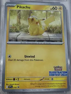 Pokemon Pikachu 2024 Illustration Contest Promo SVP214 CGC 10 Gem Mint - Image 4