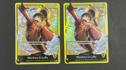 Monkey.D.Luffy ST29-001 Egghead ST29 One Piece CCG - 2 card lot NM - Image 1