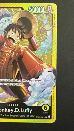 Monkey.D.Luffy ST29-001 Egghead ST29 One Piece CCG - 2 card lot NM - Image 5