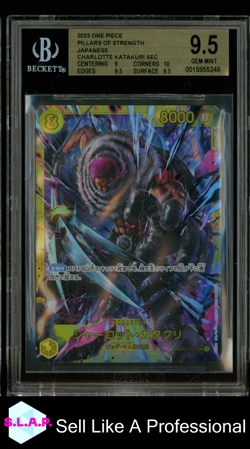 CHARLOTTE KATAKURI SEC 2023 ONE PIECE PILLARS OF STRENGTH JAP OP03123 BGS 9.5 - Image 1