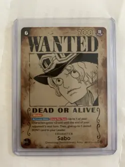 Sabo (120) (Wanted Poster) OP13-120 Carrying On His Will Foil ENGLISH One Piece - Image 1