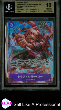 TRAFALGAR LAW SR PAR 2023 ONE PIECE AWAKENING OF THE NEW ERA JP OP05069 BGS 10 - Image 1