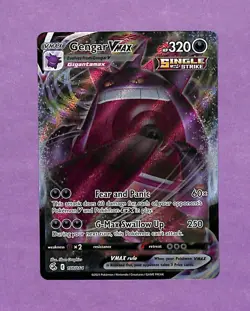 (a) Pokemon TCG Gengar VMAX Full Art Fusion Strike Card 157/264 - Image 1