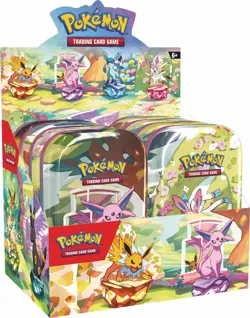 Pokemon Prismatic Evolutions Mini Tin Display - ENGLISCH NEU SV8.5 NEU & OVP - Image 1