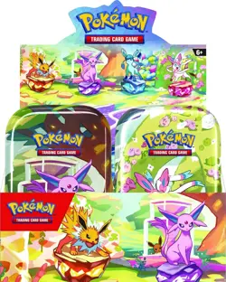 Pokemon Prismatic Evolutions Mini Tin Display - ENGLISCH NEU SV8.5 NEU & OVP - Image 2