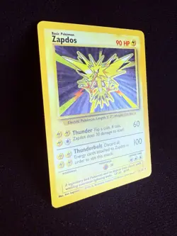 1999 Zapdos 016/102 Base Set Holo Rare Vintage Pokemon TCG WoTC - Image 2