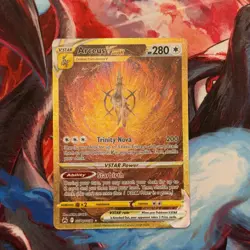 Arceus VSTAR GG70/GG70 Crown Zenith Gold Alt Art Secret Rare Pokemon TCG Card NM - Image 2