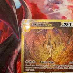Arceus VSTAR GG70/GG70 Crown Zenith Gold Alt Art Secret Rare Pokemon TCG Card NM - Image 3