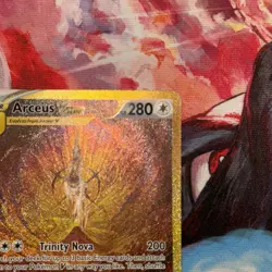 Arceus VSTAR GG70/GG70 Crown Zenith Gold Alt Art Secret Rare Pokemon TCG Card NM - Image 4