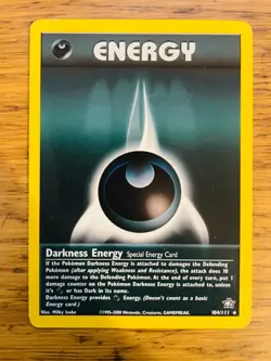 Darkness Energy (104/111) Rare Neo Genesis Set Pokemon Card! FREE P&P! - Image 4
