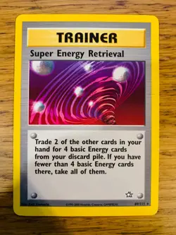 LP! Super Energy (89/111) Neo Genesis Set Rare Pokemon Card! - Image 1