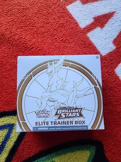 Pokemon TCG Sword Shield Brilliant Stars ETB Elite Trainer Box New Sealed 820650850127 - Image 1