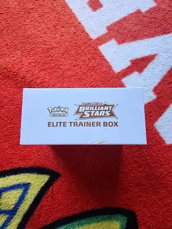 Pokemon TCG Sword Shield Brilliant Stars ETB Elite Trainer Box New Sealed 820650850127 - Image 2