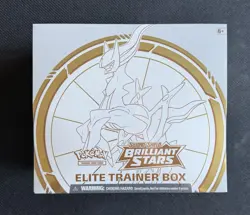 Pokemon TCG Sword Shield Brilliant Stars ETB Elite Trainer Box New Sealed 820650850127 - Image 1