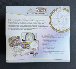 Pokemon TCG Sword Shield Brilliant Stars ETB Elite Trainer Box New Sealed 820650850127 - Image 2