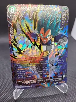 Dragon Ball Super Card Game BT16-147 SCR SSB VEGETA,Unbridled Power NM - Image 3