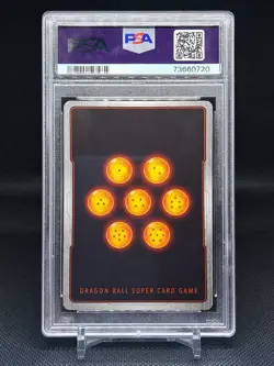 2022 DRAGON BALL SUPER SSG TRUNKS POWER AWAKENED WINNER GOLD STAMP SR 107 PSA 10 - Image 2
