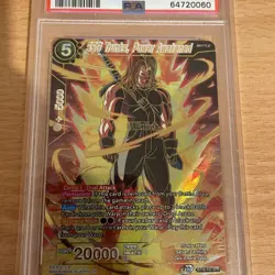 Dragon Ball Super Card DBS SSG Trunks, Power Awakened SPR BT16-107 PSA 9 - Image 3
