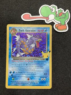 8/82 DARK GYARADOS Holo Pokemon TCG CELEBRATIONS Classic Collection - Dent - Image 1