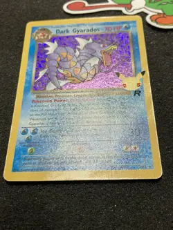 8/82 DARK GYARADOS Holo Pokemon TCG CELEBRATIONS Classic Collection - Dent - Image 2