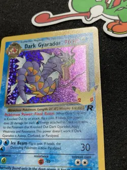 8/82 DARK GYARADOS Holo Pokemon TCG CELEBRATIONS Classic Collection - Dent - Image 4