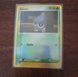 Seedot 77/100 EX Sandstorm Reverse Holo Pokemon Card TCG NM-M NEAR MINT - Image 1