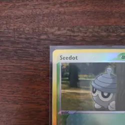 Seedot 77/100 EX Sandstorm Reverse Holo Pokemon Card TCG NM-M NEAR MINT - Image 2