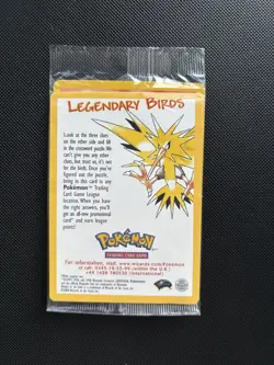 Pokemon Card Black Star Promo Moltres 21 WOTC Sealed! - Image 1