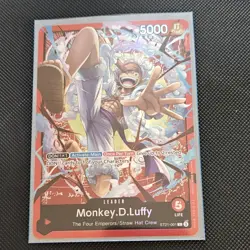Bandai One Piece Card Game Monkey.D.Luffy Leader ST21-001 English - Image 1