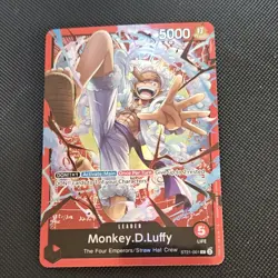 Bandai One Piece Card Game Monkey.D.Luffy Leader ST21-001 English - Image 2