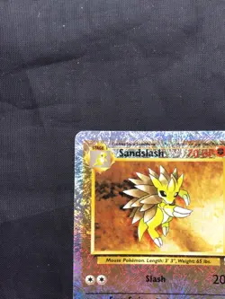 Pokemon Cards: Legendary Collection Reverse Holo: Sandslash 62/110 - Image 3