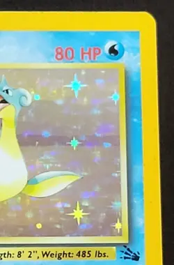 Lapras 10/62 Pokemon TCG Fossil Set Card Holo Rare - Image 5