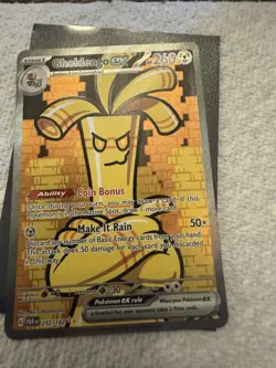 Pokemon Gholdengo EX TCG Paradox Rift Holo Card 252/182 - Image 1